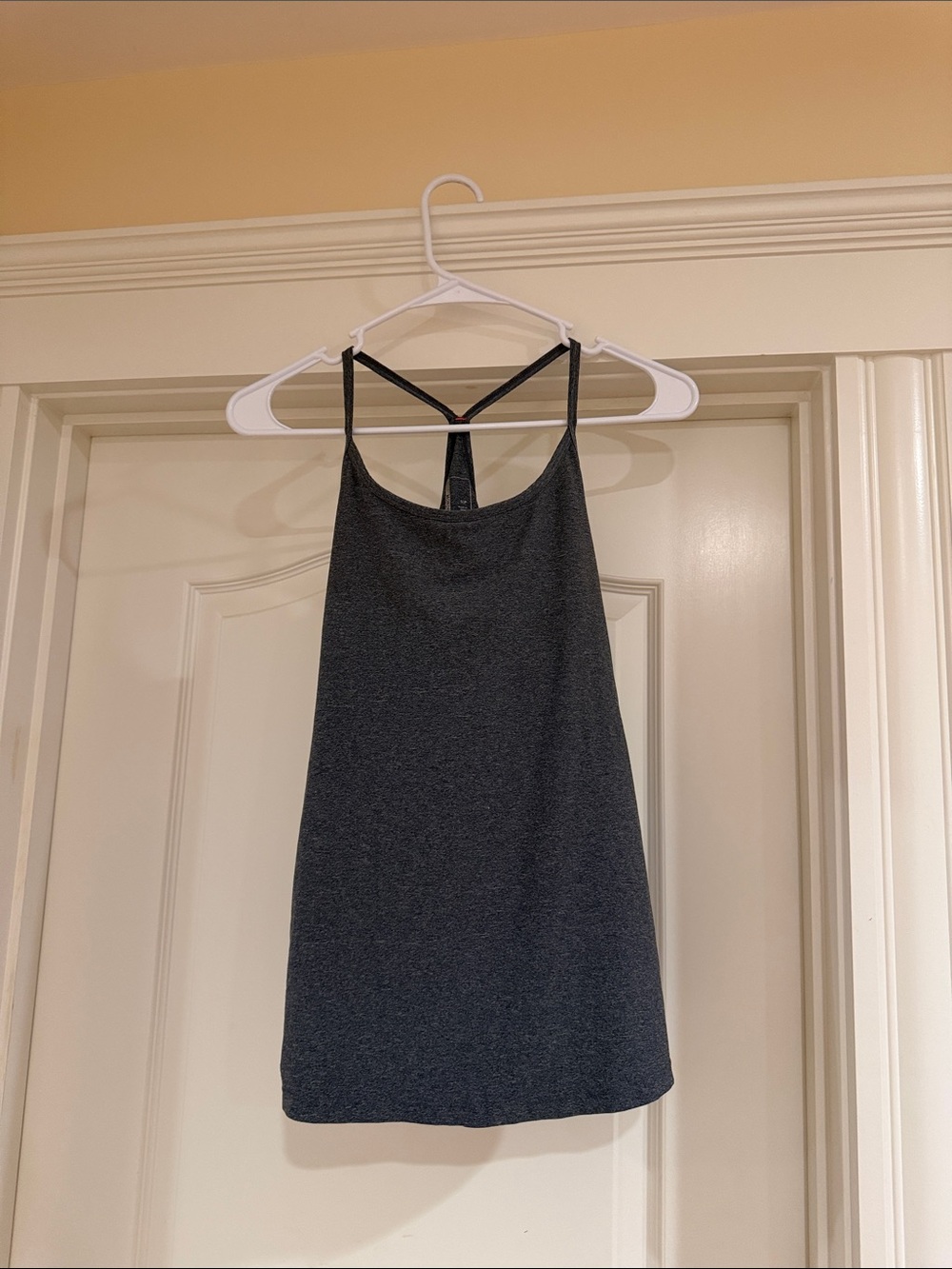 Mondetta Dark Gray Strappy Racerback Tank
